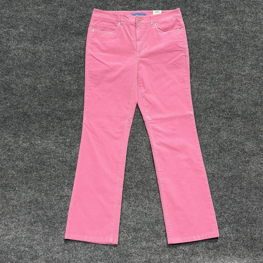 J McLaughlin Pants Womens 6 Fuchsia Pink Straight Leg Lenni Chino Stretch Twill
